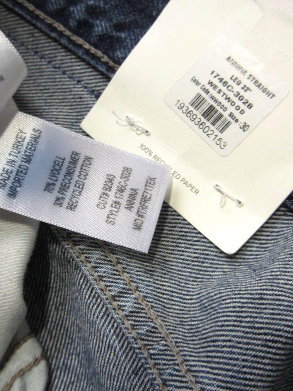 NWT Citizens of Humanity Annina in Westwood Rigid Relaxed Trouser Jeans 30 - Picture 9 of 10